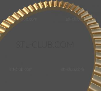 3D model 3d model of an oval frame, stl file (STL)